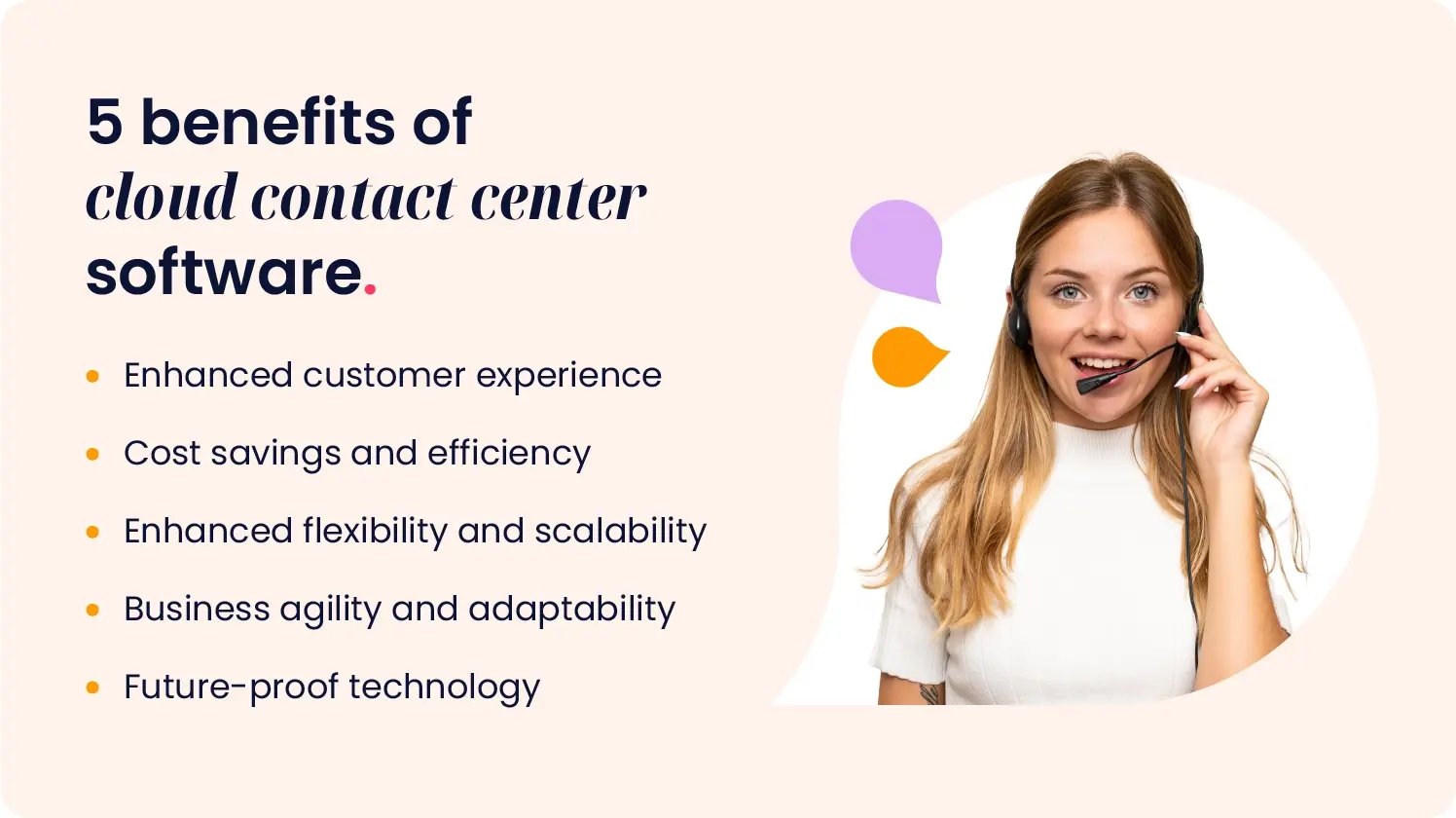 5 benefits of cloud contact center software