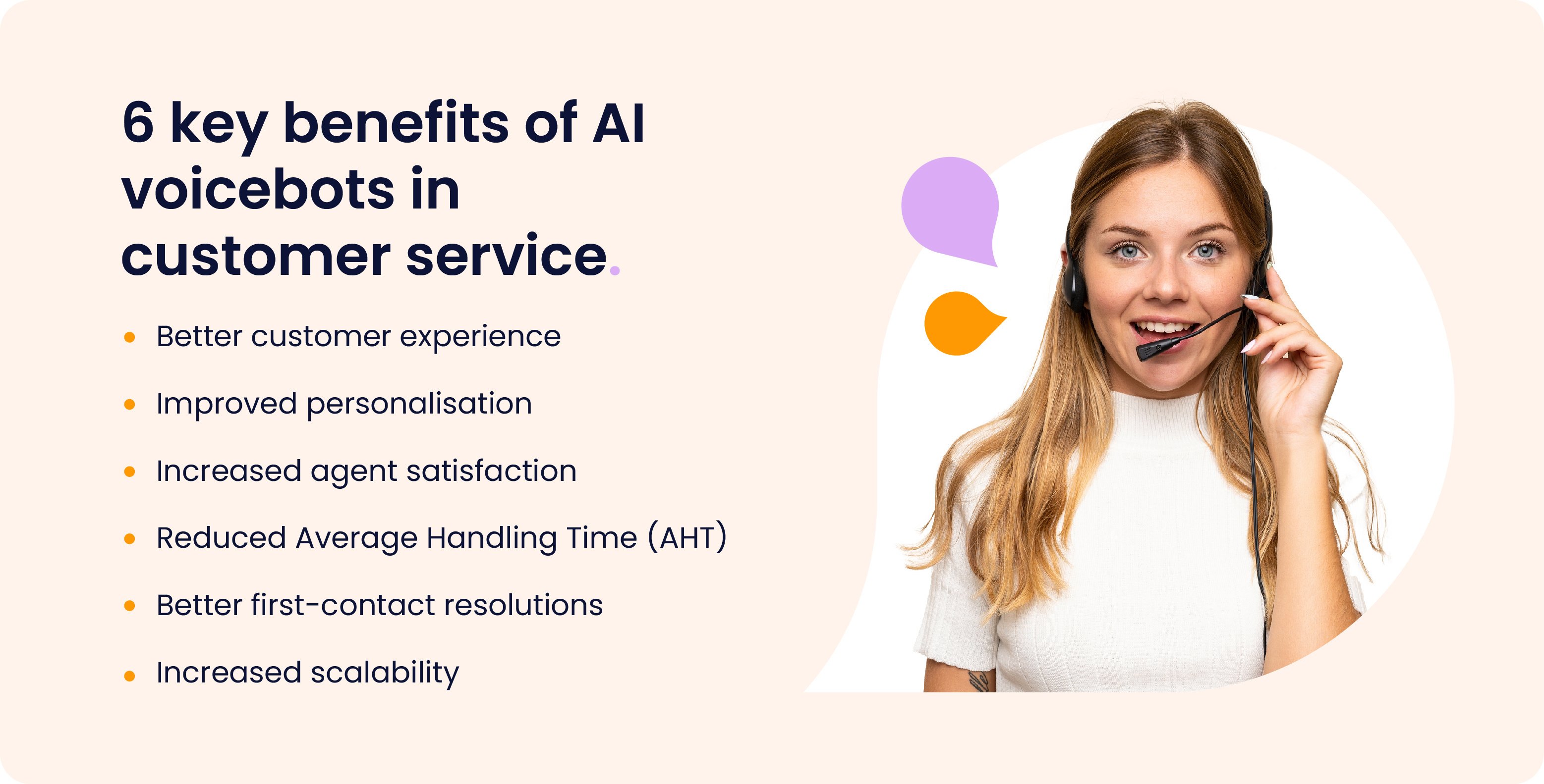 Imagesbenefits of AI voicebots in customer service